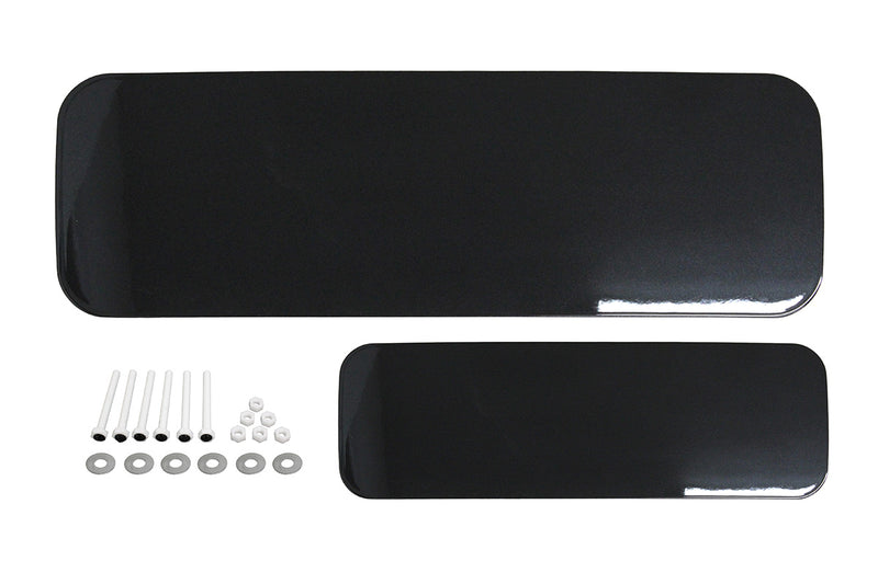 Load image into Gallery viewer, SPARE WHEEL DELETE REAR DOOR PANELS EBONY BLACK 2020 DEFENDER
