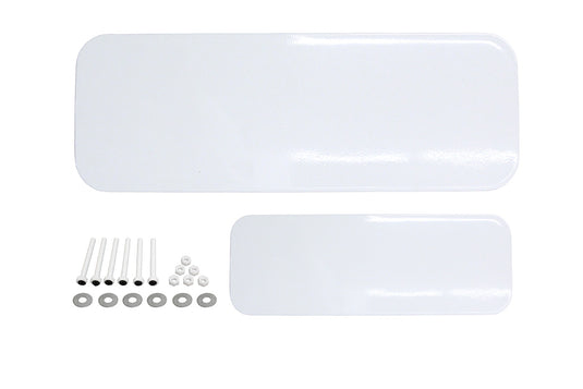 SPARE WHEEL DELETE REAR DOOR PANELS FUJI WHITE 2020 DEFENDER