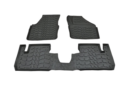 RUBBER MATS - FRONT AND REAR - RIGHT HAND - FREELANDER 2