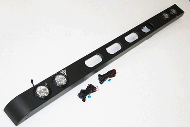 TERRAFIRMA SKELETON STRAIGHT BUMPER WITH DRL LIGHTS