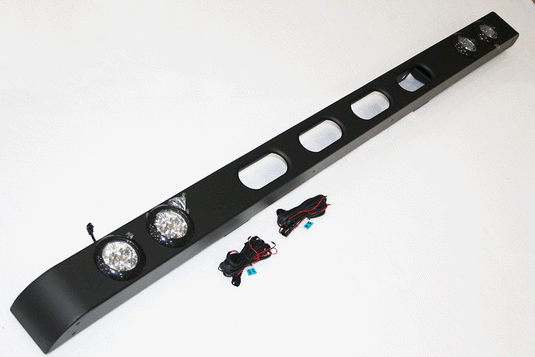 TERRAFIRMA SKELETON STRAIGHT BUMPER WITH DRL LIGHTS