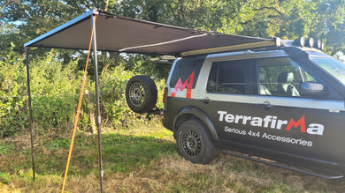 TERRAFIRMA 2.5 x 2.5M HARD CASE LED AWNING