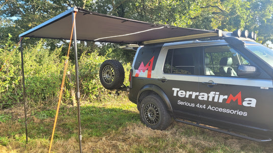 TERRAFIRMA 2.5 x 2.5M HARD CASE LED AWNING