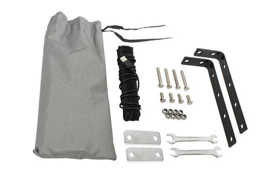 TERRAFIRMA 1m x 1m LED SHOWER AWNING