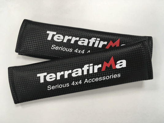 TERRAFIRMA PADDED SEAT BELT SHOULDER PROTECTOR UNIVERSAL PAIR