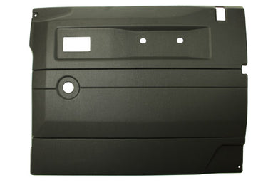 BLACK RH PUSH BUTTON FRONT DOOR CARD WITH MANUAL WINDOWS DEF UPTO 2007
