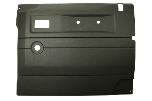 BLACK RH PUSH BUTTON FRONT DOOR CARD WITH MANUAL WINDOWS DEF UPTO 2007