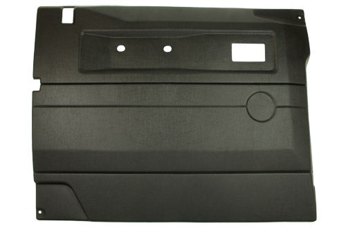 BLACK LH PUSH BUTTON FRT DOOR CARD WITH ELECTRIC WINDOWS DEF UPTO 2007