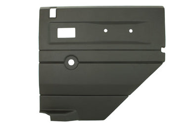 BLACK RH PUSH BUTTON REAR DOOR CARD WITH MANUAL WINDOWS DEF UPTO 2007