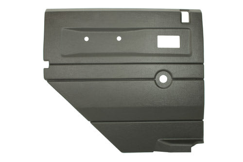 DGREY LH PUSH BUTTON REAR DOOR CARD WITH MANUAL WINDOWS DEF UPTO 2007