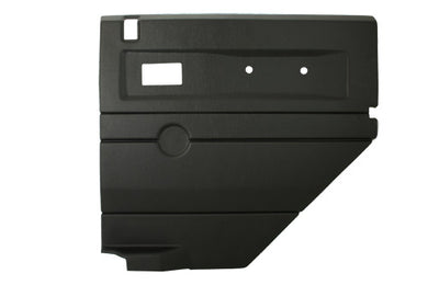 BLACK RH PUSH BUTTON REAR DOOR CARD WITH ELECTRIC WINDOWS DEF UPTO2007