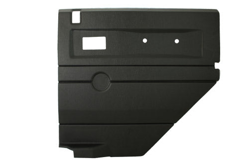 BLACK RH PUSH BUTTON REAR DOOR CARD WITH ELECTRIC WINDOWS DEF UPTO2007