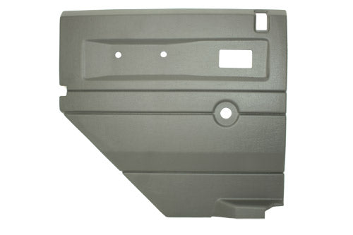 LGREY LH PUSH BUTTON REAR DOOR CARD WITH MANUAL WINDOWS DEF UPTO 2007