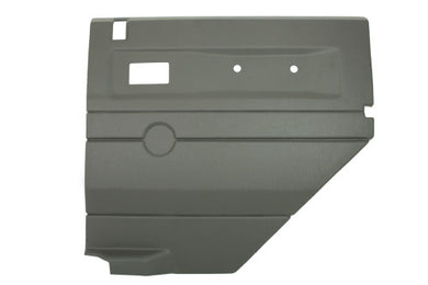 LGREY RH PUSH BUTTON REAR DOOR CARD WITH ELECTRIC WINDOWS DEF UPTO2007