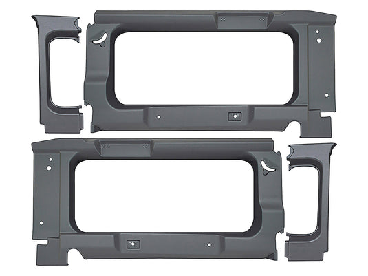 90 WITH WINDOW CUT-OUTS - REAR SIDE PANELS - DARK GREY - 9+