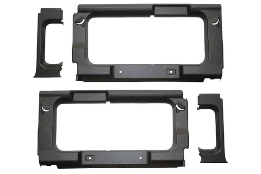 DEFENDER 110SW DARK GREY REAR WINDOW TRIM PANELS WITH WINDOWS
