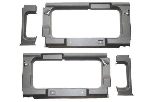 DEFENDER 110SW LIGHT GREY REAR WINDOW TRIM PANELS WITH WINDOWS