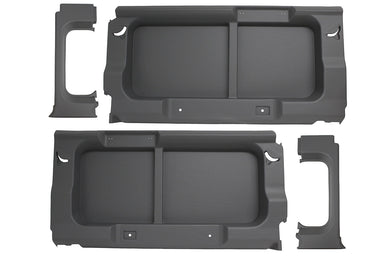 DEFENDER 110COMM DARK GREY REAR WINDOW TRIM PANELS WITHOUT WINDOWS