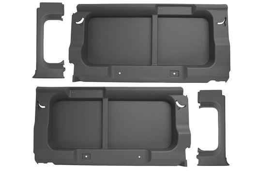 DEFENDER 110COMM DARK GREY REAR WINDOW TRIM PANELS WITHOUT WINDOWS