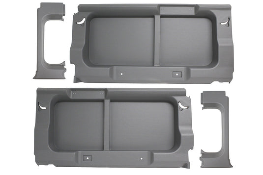 DEFENDER 110COMM LIGHT GREY REAR WINDOW TRIM PANELS WITHOUT WINDOWS