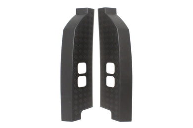CHEQUER PLATE STYLE REAR CORNER TRIMS PAIR 2020 DEF
