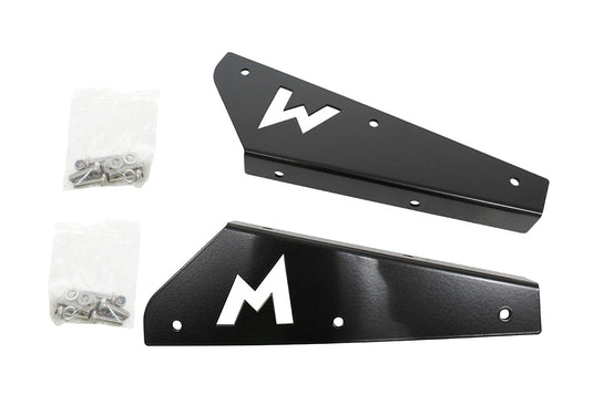 TERRAFIRMA STAINLESS STEEL MUDFLAP BRACKETS FRONT BLACK 90/110/130 (PA
