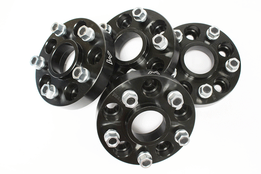WHEEL SPACERS 30MM -  SET OF 4 - BLACK - D2/P38