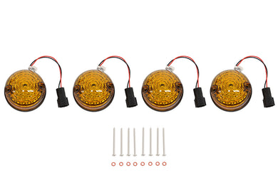 73MM SCROLLING STYLE LED DEFENDER INDICATOR KIT - AMBER