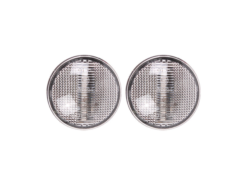 Load image into Gallery viewer, PAIR OF LED SEQUENTIAL SIDE REPEATER LAMPS CLEAR RR L322
