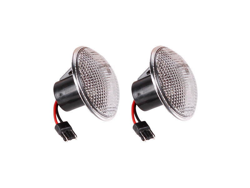 Load image into Gallery viewer, PAIR OF LED SEQUENTIAL SIDE REPEATER LAMPS CLEAR RR L322
