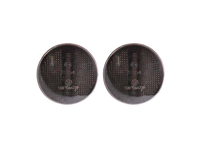 PAIR OF LED SEQUENTIAL SIDE REPEATER LAMPS SMOKED RR L322