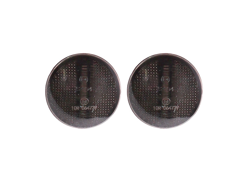 Load image into Gallery viewer, PAIR OF LED SEQUENTIAL SIDE REPEATER LAMPS SMOKED RR L322
