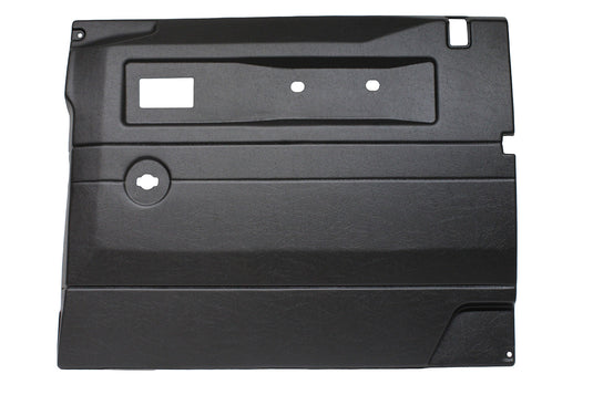 BLACK RH PUSH BUTTON DOOR CARD WITH MANUAL WINDOWS DEF 2007 ON