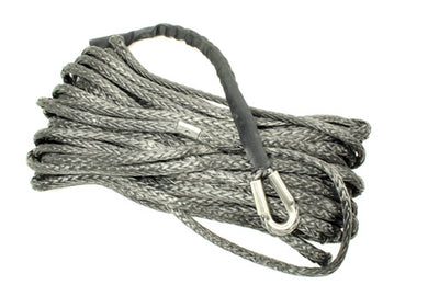 GREY 25Mx10MM SYNTHETIC WINCH ROPE FOR  TF3320 & TF3301