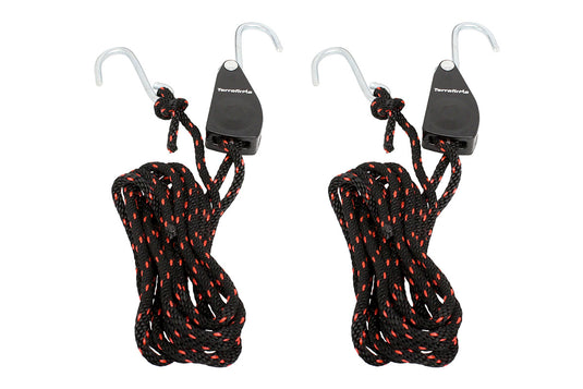 TERRAFIRMA 6MM 3M RATCHET GUY ROPES (PAIR)