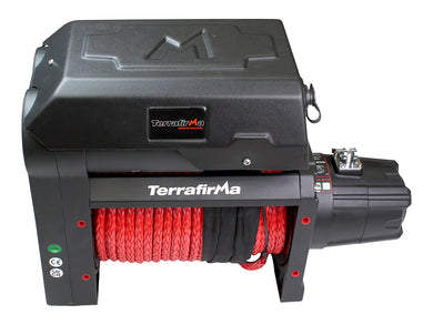 TERRAFIRMA TWIN MOTOR HIGH SPEED 12000LB WINCH WITH 50M SYNTHETIC ROPE
