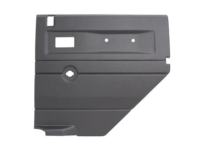 GREY RH PUSH BUTTON REAR DOOR CARD WITH MANUAL WINDOWS DEF 2007 ON