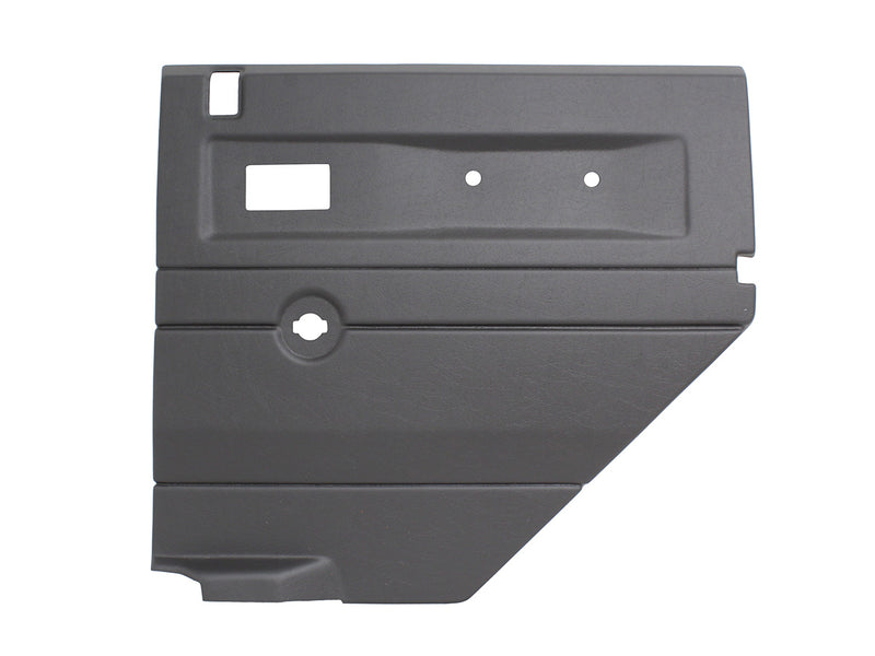 Load image into Gallery viewer, GREY RH PUSH BUTTON REAR DOOR CARD WITH MANUAL WINDOWS DEF 2007 ON
