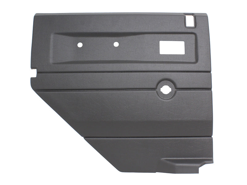 Load image into Gallery viewer, GREY LH PUSH BUTTON REAR DOOR CARD WITH MANUAL WINDOWS DEF 2007 ON
