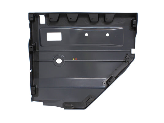 GREY LH PUSH BUTTON REAR DOOR CARD WITH MANUAL WINDOWS DEF 2007 ON