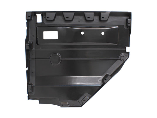 BLACK LH PUSH BUTTON REAR DOOR CARD WITH ELECTRIC WINDOWS DEF 2007 ON