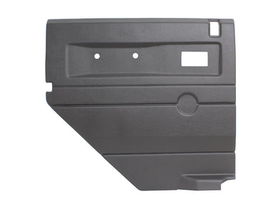 GREY LH PUSH BUTTON REAR DOOR CARD WITH ELECTRIC WINDOWS DEF 2007 ON