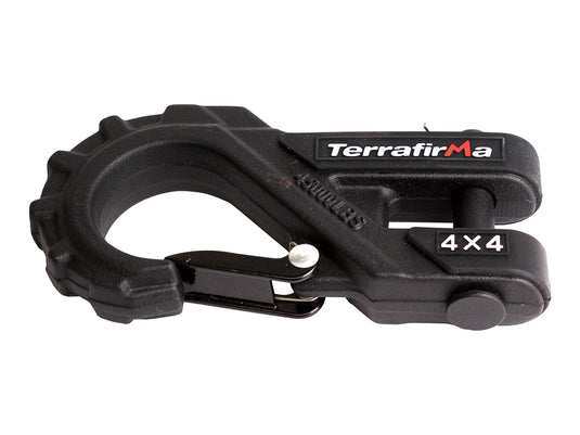 TERRAFIRMA BLACK EXTREME WINCH HOOK 45000LBS