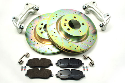 TF 340MM BIG BRAKE UPGRADE: FERODO PADS/TF CDG DISCS -  D3/D4/RRS