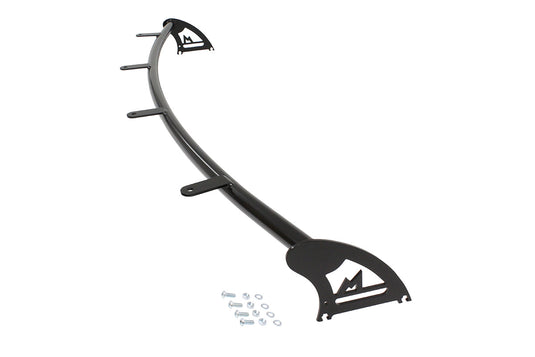 TF ROOF LIGHT BAR - SATIN BLACK - CURVED TUBULAR STEEL - D1/D2