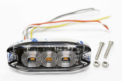 TERRAFIRMA HAZARD 3 AMBER WARNING LIGHT