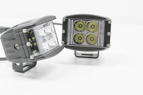 TERRAFIRMA WILDERNESS PAIR OF COMPACT 8 SIDE SHOOTER SPOT BEAM LED LIG