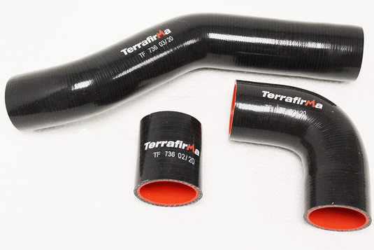 TERRAFIRMA SILICONE INTERCOOLER AND TURBO HOSE KIT - DISCOVERY 1 / DF0 / R1 BLACK