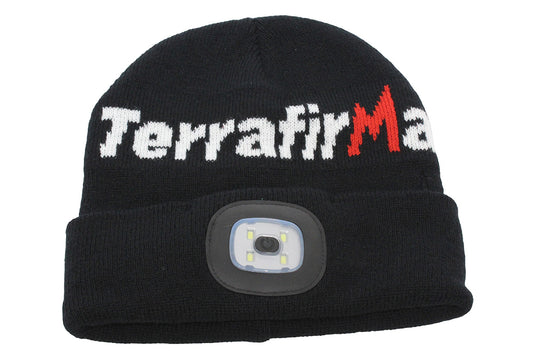 TERRAFIRMA 80 LUMENS USB RECHARGEABLE LED BEANIE HAT