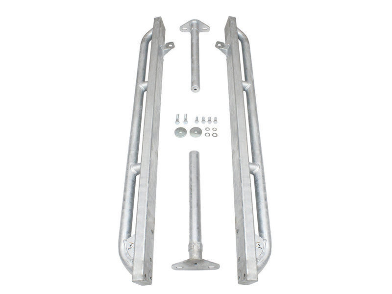 Load image into Gallery viewer, TERRAFIRMA GALVANISED ROCK SLIDERS WITH TREE BARS DEF 90
